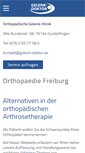 Mobile Screenshot of gelenk-doktor.de