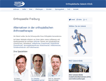 Tablet Screenshot of gelenk-doktor.de